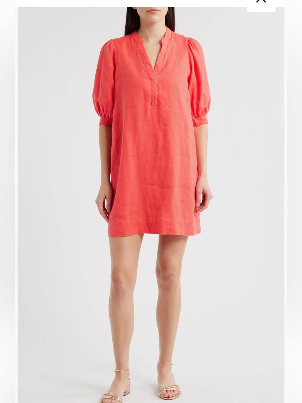 Lilly Pulitzer Mialeigh Puff Sleeve Linen Dress